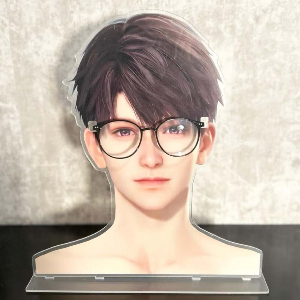 HUGE Love and Deepspace Caleb Life Size Acrylic Glasses Holder Display Stand